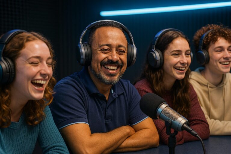 Professor usando o Google Gemini para criar podcast educativo a partir de PDF
