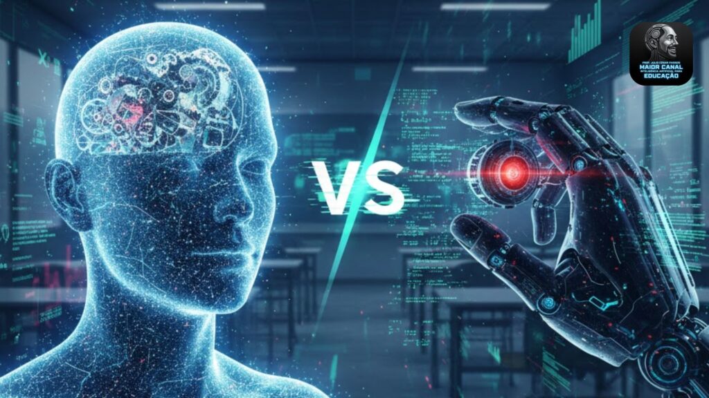 Detecção de IA e integridade acadêmica na educação comparando pensamento humano e inteligência artificial