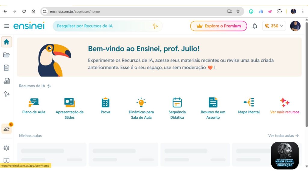 Ensinei plataforma brasileira de IA para professores planejarem aulas