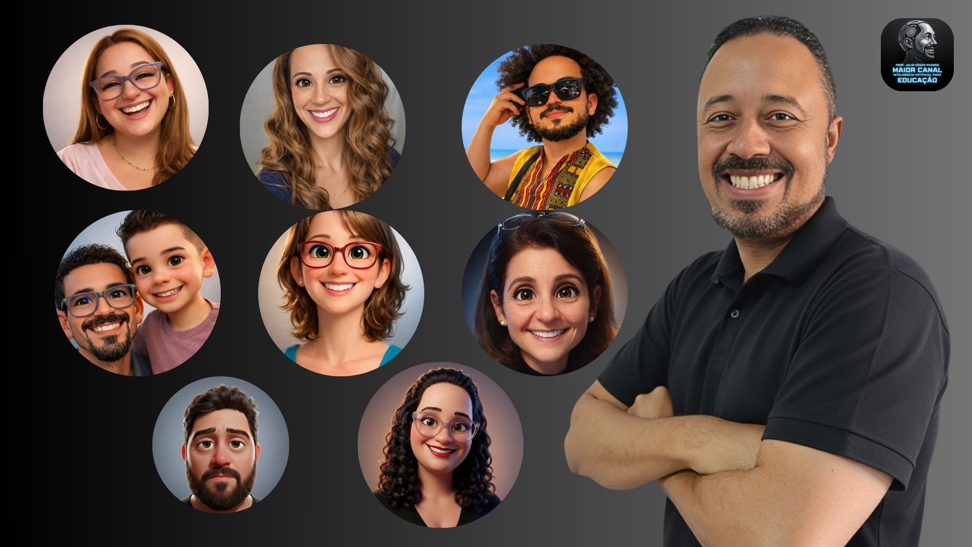 Avatares gerados com IA aplicados na educação para engajamento dos alunos