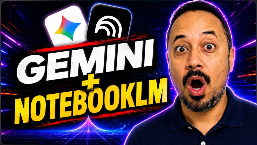 Gemini e NotebookLM para professores com inteligência artificial aplicada à educação.